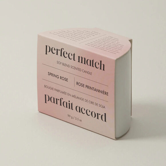 PERFECT MATCH CANDLE SPRING ROSE - Picture 2 of 5